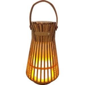 Flammelampe bambus imitasjon